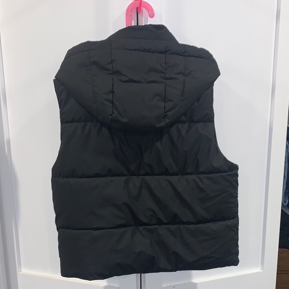 Zara Womens Charcoal Hooded Vest - Picture 3 of 3